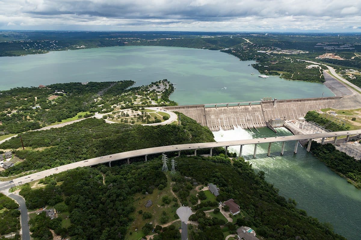 Mansfield Dam on the Colorado River