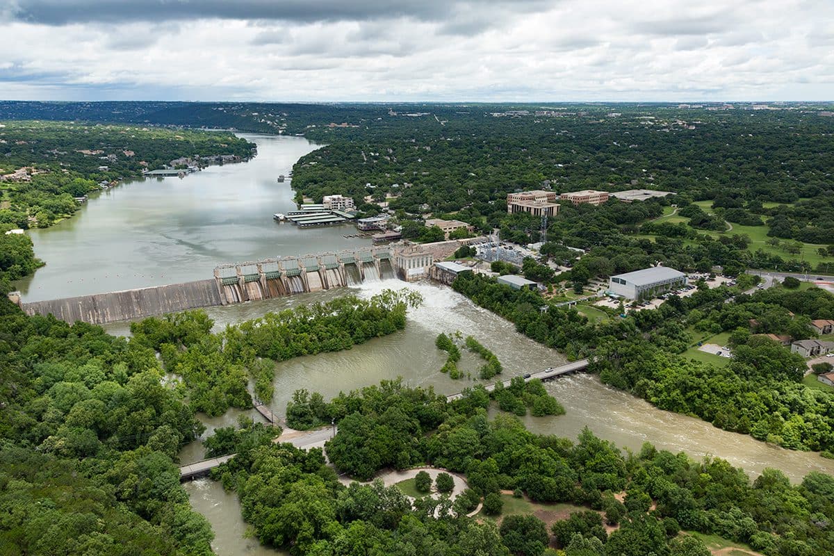 Tom Miller Dam on the Colorado River